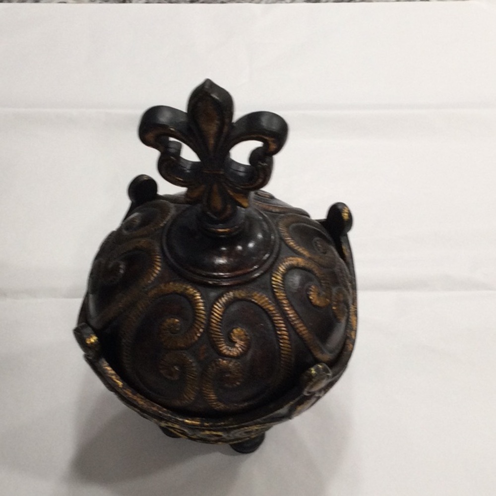 Resin Trinket/Candy Dish with Lid Decor - Picture 4 of 16